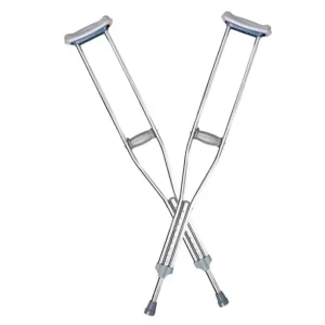 Adjustable Hand Crutch Stainless Steel (Pair)