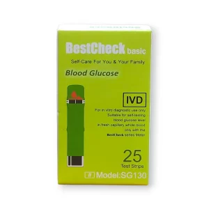 BestCheck Basic Blood Glucose Test Strips - 25 Pcs